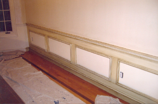 Faux Painted trim