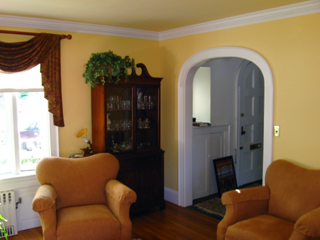 Walls, ceiling, and trim