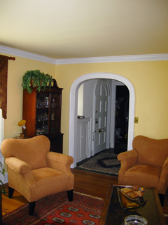 Walls, ceiling, and trim